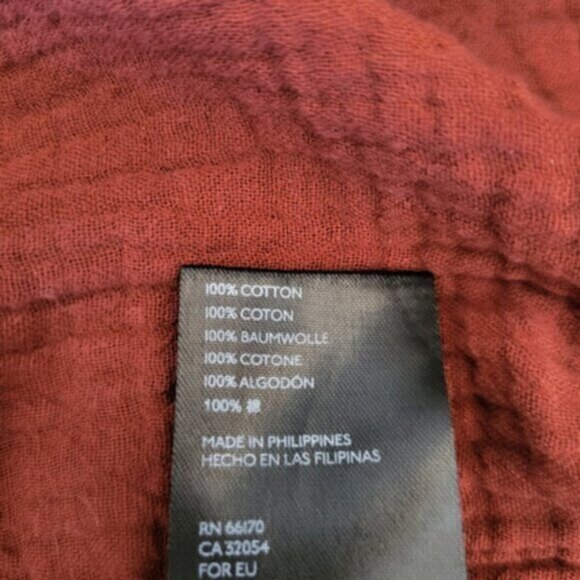 Anthropologie April GauzyTank Crimson Sz Small NWT - Picture 7 of 12